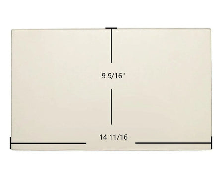 Whitfield Renaissance Pellet Stove Glass Panel (14 11/16" x 9 9/16") | High-Temp Ceramic Replacement | USA-Made Stove Glass - Total Hearth