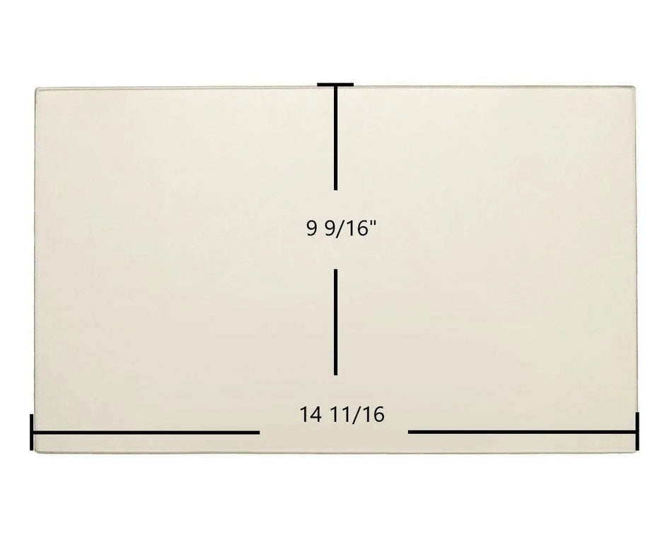 Whitfield Renaissance Pellet Stove Glass Panel (14 11/16" x 9 9/16") | High-Temp Ceramic Replacement | USA-Made Stove Glass - Total Hearth
