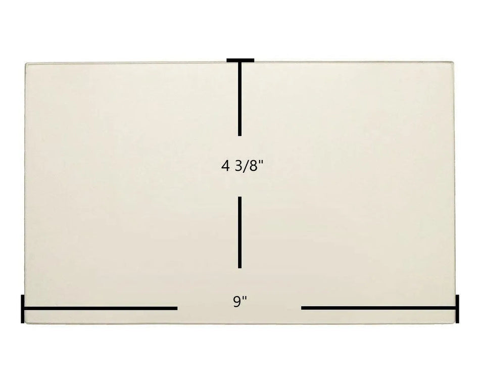 Whitfield Advantage I, II, II-T, II-T Classic Side Glass – 9" x 4 3/8" (Part #12146401) - Total Hearth
