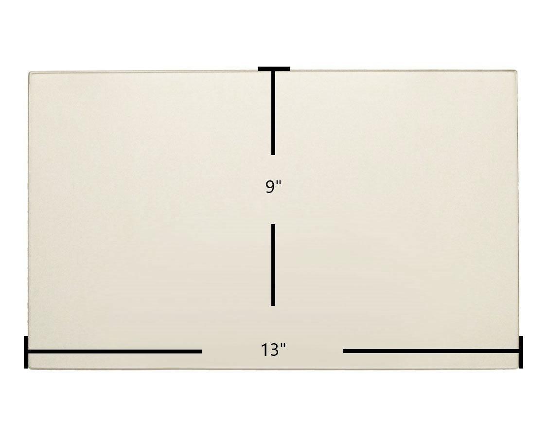 Whitfield Advantage I, II, II-T, II-T Classic (Center) Glass Panel (13" x 9") | OEM High-Temp Replacement | Part #12146400 | USA-Made Ceramic Stove Glass - Total Hearth