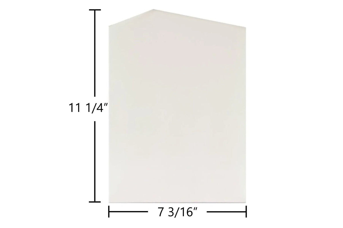 Woodchuck Insert Stove Glass Panel (7 3/16" x 11 1/4") | High-Temp Ceramic Replacement | USA-Made | Sold Individually - Total Hearth