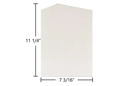 Woodchuck Insert Stove Glass Panel (7 3/16" x 11 1/4") | High-Temp Ceramic Replacement | USA-Made | Sold Individually - Total Hearth