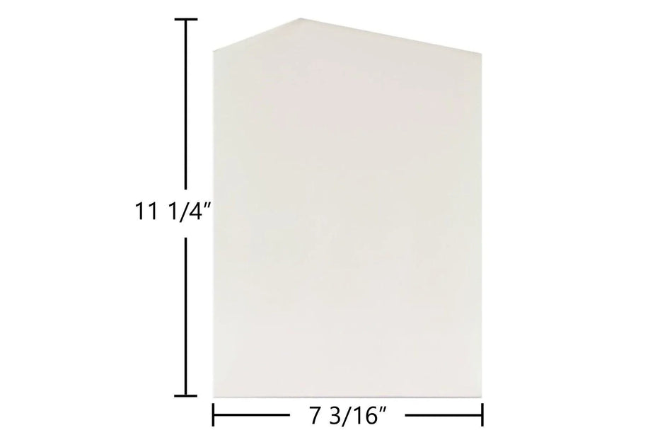 Woodchuck Insert Stove Glass Panel (7 3/16" x 11 1/4") | High-Temp Ceramic Replacement | USA-Made | Sold Individually - Total Hearth