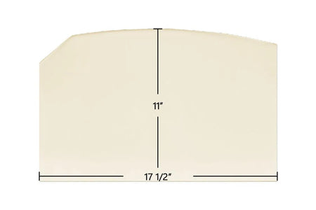 Xtec Stove Glass Panel (17 1/2" x 11") | High-Temp Ceramic Replacement | USA-Made Wood Stove Glass - Total Hearth